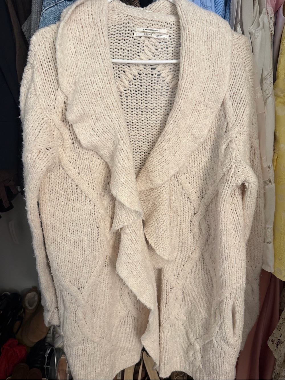 Ruffled Cardigan Sweater - Picture 5 of 7